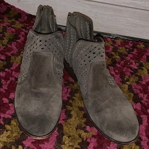 Vince Camuto suede booties size 8 1/2